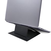 Portable Laptop Stand Invisible Foldable Light and Reusable Laptop or Tablet Stand(Black)