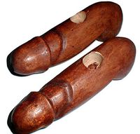 Pipe Penis Smoke Tobacco 6-7 inch Brown or Black (Brown)