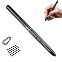Touch Stylus S Pen Pointer Pen for Samsung Galaxy Tab S4 10.5" SM-T830 SM-T835 EJ-PT830B EJ-PT830BBEGUJ Stylus S Pen + Replacement Tips/Nibs Black (Black)