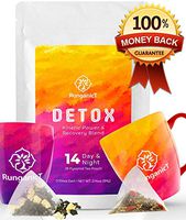 14 Days & Nights Detox Tea 28 Teatox teabags - Reduces Bloating Burns Fat Cleanses Colon Releases Toxins , Energizes the body , Improves Focus & Boost Metabolism , Calms the Body for Resting at Night