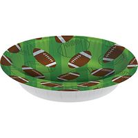 Club Pack of 96 Football Disposable Paper Party Banquet Dinner Bowls 20 oz