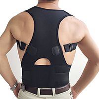 Aofit B002 Back Support for Upper Back Pain and Back Brace for Posture Correction (XXL, Balck)