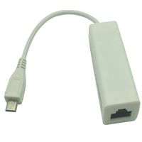 DONG Micro MIni USB To RJ45 10/100M Ethernet Network Adapter compatible Android Raspberry Pi Zero, ASUS T100TAF, HP Stream 7, Google Nexus Player, Nexus 9 and Windows Tablets