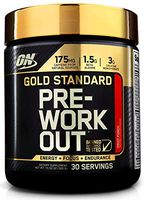OPTIMUM NUTRITION Gold Standard Pre-Workout with Creatine, Beta-Alanine, and Caffeine for Energy, Keto Friendly, Fruit Punch, 30 Servings