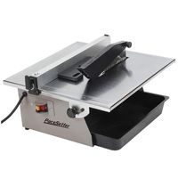 PaceSetter G02771 Portable Tile Wet Saw, 7 in. Blade Diam, Water Reservoir System, 3550 RPM, Rip Fence and Angle Gauge, Pack of 1