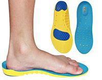 Children's Athletic Memory Foam Insoles for Arch Support and Comfort for Active Children ((24 cm) Kids Size 2-6)