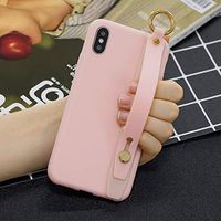 Amocase Soft Silicone Case with 2 in 1 Stylus for Samsung Galaxy Note 10/Note 10 5G,Cute Sweet Candy Color Wrist Strap Stand Shockproof Anti-Scratch Flexible Case - Light Pink