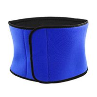uxcell Blue Neoprene Adjustable Unisex Lumbar Manacle Strap Belt Support Waist Protector