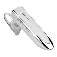 Glazata Wireless Bluetooth Headset with Long Standby 28-Hrs Playtime, Noise Cancelling Mic, in-Ear Bluetooth Earpiece Handsfree for iPhone Samsung Cell Phone, Driver/Trucker (White)