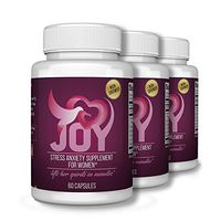 JOY – GABA Anxiety Relief Non-Drowsy Anti Anxiety Supplement for Women (3 Bottles)