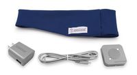 AcousticSheep SleepPhones Effortless | Bluetooth Headphones for Sleep, Travel & More Flat Speakers | No-Fuss Rechargeable Battery | Royal Blue - Breeze Fabric (Size M)
