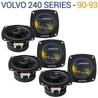 Compatible with Volvo 240 Series 1990-1993 Factory Speaker Upgrade Harmony (3) R4 Package New