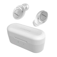 True Wireless Earbuds, Jabees Firefly Pro Sweatproof IPX5 Sport Earphones w/Intelligent Power Switch System,18 Hours Music,Qi-Enabled Wireless Charging Transparency Mode Compatible w/iPhone 11