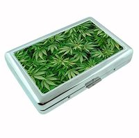 Mari JUAN A Metal Silver Cigarette Case Holder RFID-Blocking Wallet