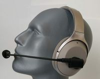Aviator Mic The Airplane Microphone Attachment for WH-1000XM3 Noise Cancelling Headphones