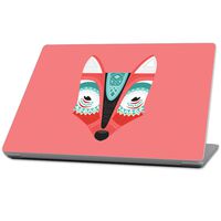 MightySkins Protective, Durable, and Unique Vinyl wrap cover Skin for Microsoft Surface Laptop (2017) 13.3" - Aztec Fox, Pink (MISURLAP-Aztec Fox)