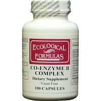 Ecological Formulas - Co-Enzyme B Complex 100 caps [Health and Beauty]