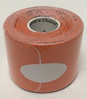 Therapist’s Choice® Kinesiology Tape Pre-Cut Roll (2-Inch x 16.4-Feet) (Hot Orange)