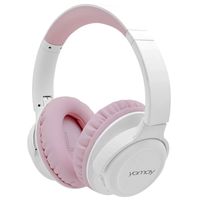Bluetooth Headphones Over Ear, YAMAY Wireless Headphones with Microphone, Hi-Fi Sound, 3.5mm Audio Cable, Soft Earpads, Bluewooth Headset Compatible iPhone Android Cell Phones PC Tablet TV (White)