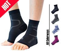 Thirty48 Plantar Fasciitis Socks, 20-30 mmHg Foot Compression Sleeves for Ankle/Heel Support, Increasing Blood Circulation, Relieving Arch Pain, Reducing Foot Swelling