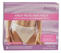 Pelvic Heat Patch 8" x 4" Self Adhesive by Areza Medical (Menstrual Heat Patch)