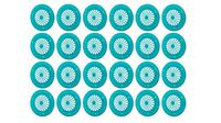 24ct Teal Reusable Plastic Paper Plate Holder for 9" Plates, Bright Summer Fun Colors for Picnic, BBQ, Parties, & Camping