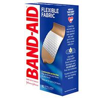Band-Aid Flexible Fabric Bandages Extra Large All One Size - 10 ct, Pack of 3