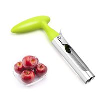 Stainless Steel Apple Corer, The Vegetable Corer with Non-Slip Handle and Sharp Serrated Blades, Dishwasher Safe, Suitable for Home and Kitchen.