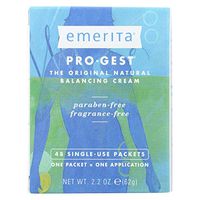 2 Pack of Pro-Gest Cream (Paraben Free) by Emerita (Pro-Gest) - 48 Packets, 2.2 oz