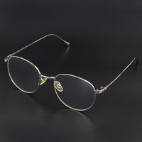 Cyxus Vintage Retro Blue Light Filter Glasses Round Anti Eyestrain Redness Metal Frame (8928T18,Sliver)