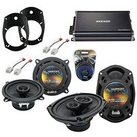Compatible with Dodge Ram Truck 2500/3500 06-10 Speaker Upgrade Harmony Speakers & CXA300.4 Amp (Renewed)