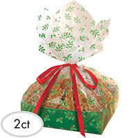 Christmas Holiday Plastic Tray Value Pack, 2 Ct. | Party Tableware