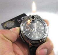 Cool Novel Watch Refillable Butane Gas Cigarette Cigar Lighter