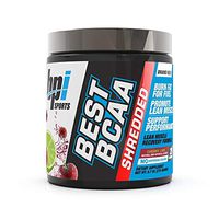 BPI Sports Best BCAA Shredded - Caffeine-Free Thermogenic Recovery Formula - BCAA Powder - Lean Muscle Building - Accelerated Recovery - Weight Loss - Hydration - Cherry Lime - 25 Servings - 9.7 oz.