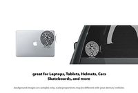 4x Westworld Maze style 1 Vinyl Decal Sticker Laptop, Tablet, Truck Window #60468 - White