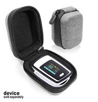 CaseSack Case for Fingertip Pulse Oximeter, Blood Oxygen Saturation Monitor Like Santamedical, Zacurate Pro Series 500DL, 500BL, Facelake FL400, CONTEC OLED CMS50NA, ATMOKO, Eva zzy, Metene, Lovia