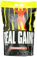 Real Gains Weight Gainer with Complex Carbs and Whey-Micellar Casein Protein Matrix Strawberry 10.6#