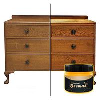 Wood Seasoning Beeswax Beeswax Polish for Wood & Furniture Natural Unscented Beeswax Furniture Wood Polish and Conditioner Non Toxic for Furniture Care (1PCS)