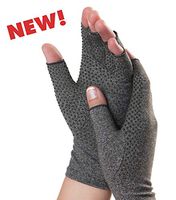 Dr. Frederick's Original Grippy Arthritis Gloves for Women & Men - Anti-Slip Compression Gloves for Arthritis Pain Relief - Rheumatoid & Osteoarthritis - Medium