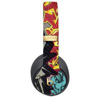 MightySkins Carbon Fiber Skin for Beats Studio 3 Wireless - Graffiti Wild Styles | Protective, Durable Textured Carbon Fiber Finish | Easy to Apply, Remove, and Change Styles | Made in The USA