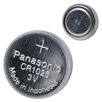 Panasonic CR1025 3 Volt / 3V Lithium Coin Battery 2PACK X (5PCS)= 10 Pcs