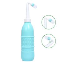 HZYWL Portable Travel Bidet, 500 ml Capacity,Handheld Travel Bidet,for Disability, Traveling, Outdoors, Postoperative,Postpartum Clean,Green