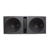 Rockford Fosgate 15" 500W Subwoofer (Pair) + Q Power Dual 15" Ported Enclosure