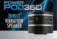 Power Pod 360 Vibration Speaker - Black