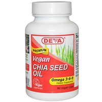 Deva Vegan Vitamins Chia Seed Oil Vegan 90 Sgel
