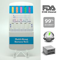 Test for 10 Different Drugs Instantly - COC, THC, OPI, AMP, mAMP, PCP, BZO, BAR, MTD and OXY (25)