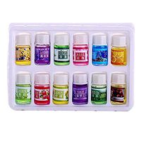 general3 Pure Aromatherapy Essential Oil Skin Care Bath Massage Beauty 12 Fragrance 3ML/Box (color)