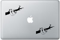 Sloth FlashDecals1664 Set Of Two (2x) , Decal , Sticker , Laptop , Ipad , Car , Truck