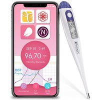 Basal Body Thermometer - Ovulation Predictor - BBT for Fertility Tracking - Works with Every Ovulation APP - Accurate and Highly Sensitive - for Natural Family Planning - BBT-113Ai by iProven