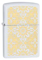 Zippo Classical Curve Pocket Lighter, White Matte